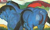 The Little Blue Horses by Franz Marc